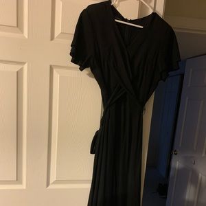 The J.Peterman Company long black dress